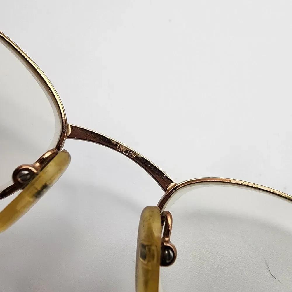 Cottet Gold Prescription Glasses Frames